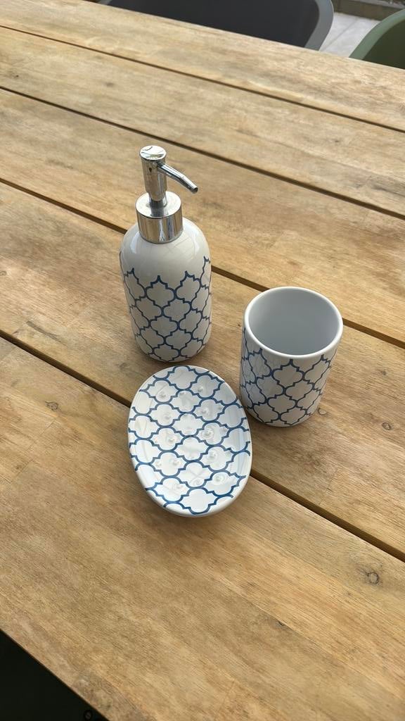 Wastafel setje, Ophalen, Zo goed als nieuw, Wit