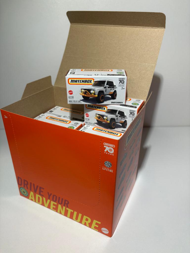 Matchbox Power Grabs - Pack incl. 20x #62 MBX Field Car, Hobby en Vrije tijd, Modelauto's | Overige schalen, Verzenden, Nieuw