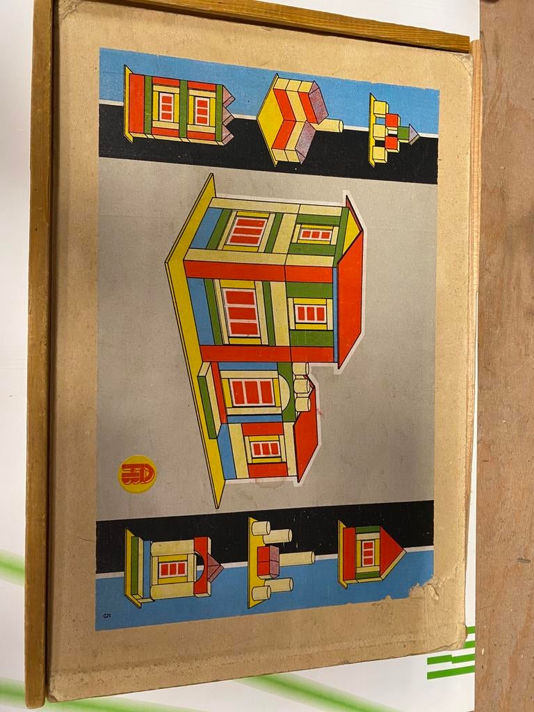 Blokken spellen vintech, Ophalen of Verzenden, Zo goed als nieuw