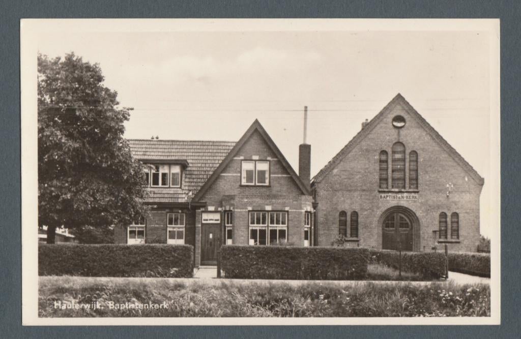 Haulerwijk - Baptistenkerk, Verzenden, 1940 tot 1960, Ongelopen, Friesland