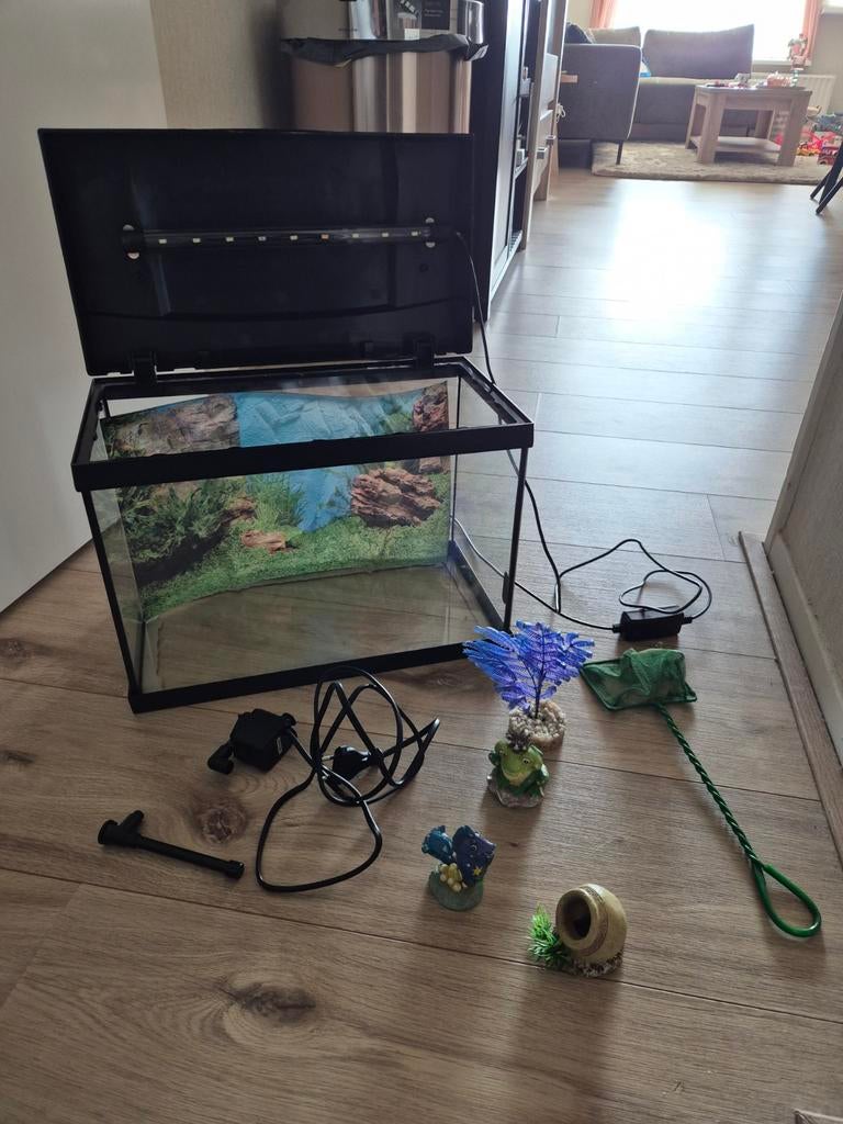 Aquarium, Dieren en Toebehoren, Vissen | Aquaria en Toebehoren, Ophalen, Zo goed als nieuw, Leeg aquarium