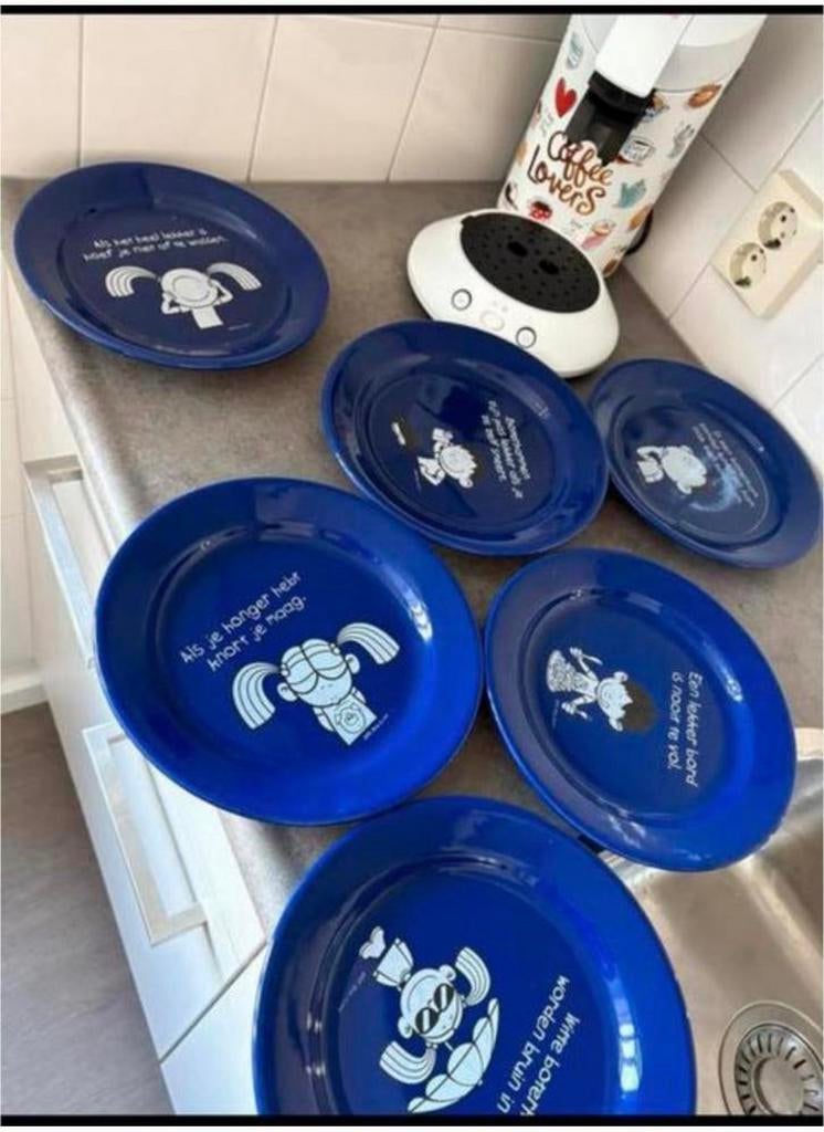Blue band borden, Ophalen, Zo goed als nieuw, Bord(en), Overige stijlen