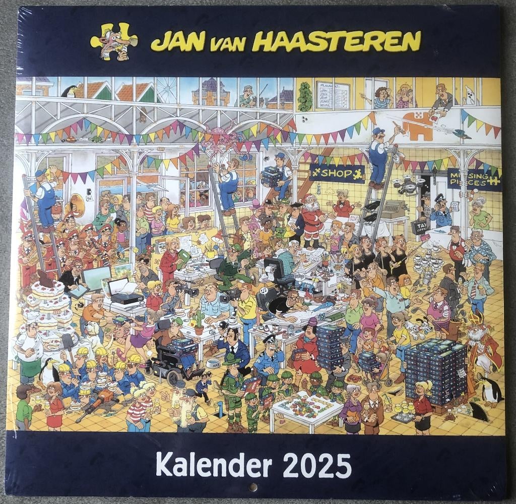 JAN VAN HAASTEREN - KALENDER 2025 - NIEUW IN SEAL, Ophalen of Verzenden, 500 t/m 1500 stukjes, Nieuw