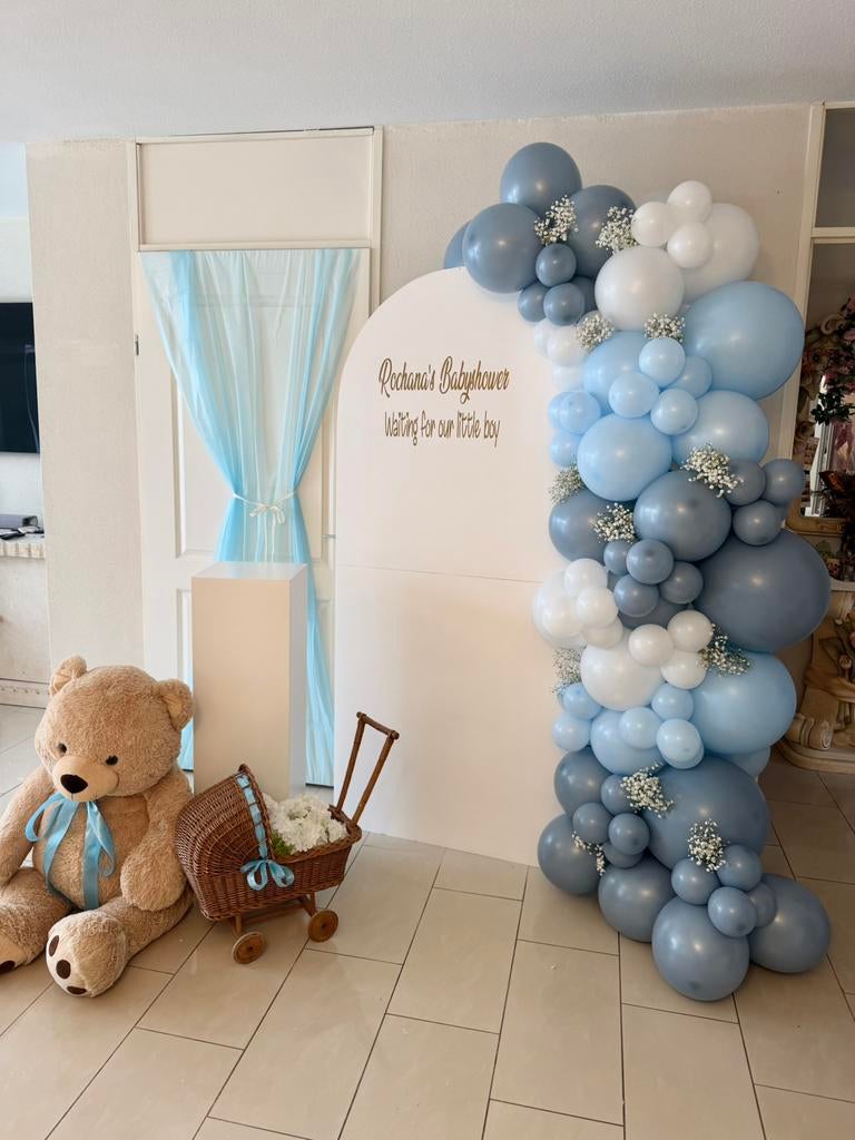 Babyshower backdrop/balonnen, Ophalen of Verzenden, Nieuw, Versiering