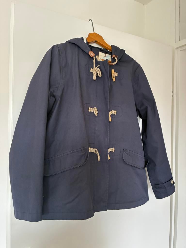 Seasalt Cornwall regenjas, donkerblauw, Kleding | Dames, Ophalen of Verzenden, Zo goed als nieuw, Maat 42/44 (L), Blauw