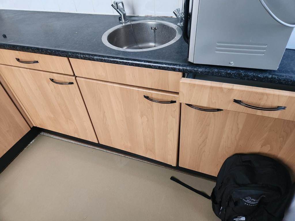 Hoekkeuken met gasfornuis en wasbak, Ophalen of Verzenden