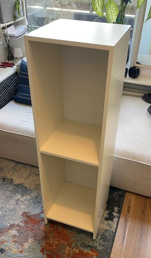 witte kast sta / hang, Huis en Inrichting, Kasten | Kledingkasten, Ophalen, Met plank(en), Minder dan 50 cm, 100 tot 150 cm