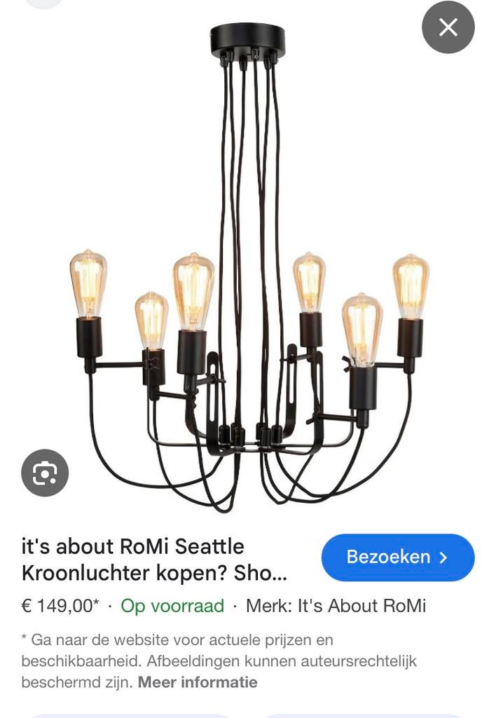 It's About RoMi Seattle Hanglamp - Zonder verpakking, Ophalen, ., ., Zo goed als nieuw