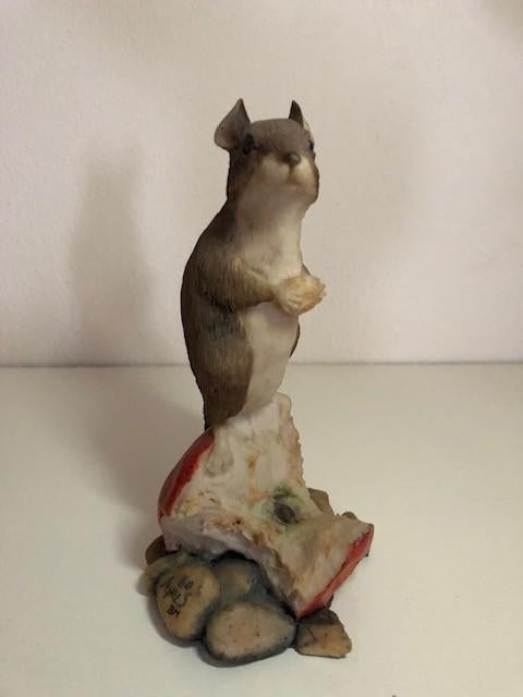 Muizen Beeldje Muis Border Fine Arts 'Mouse on Apple Core', Verzamelen, Beelden en Beeldjes, Ophalen of Verzenden, Zo goed als nieuw