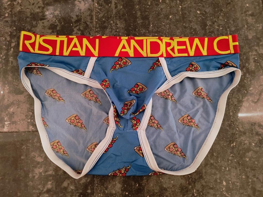 Andrew Christian blauwe heren Slip Ondergoed | Medium, Verzenden, Blauw, Slip