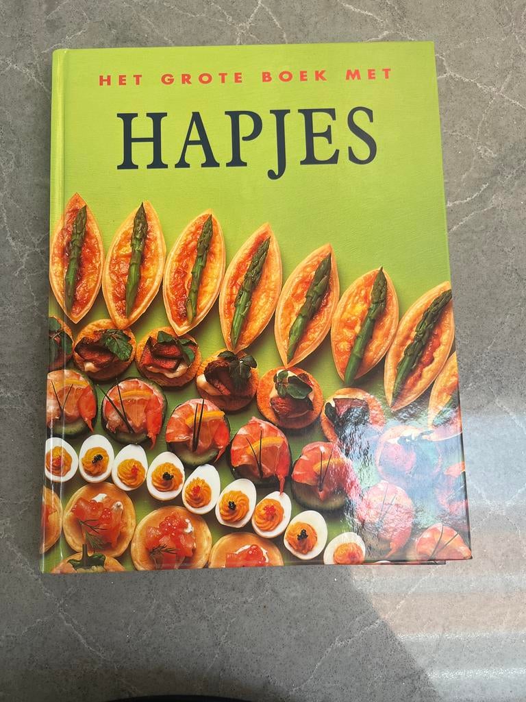 Het Grote Boek met Hapjes - Recepten voor elke gelegenheid, Ophalen of Verzenden, Gelezen, Overige gebieden, Tapas, Hapjes en Dim Sum