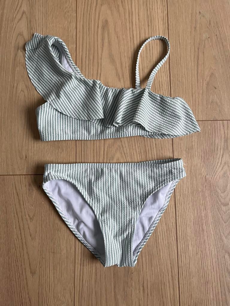 Gestreepte bikini maat 134-140, Kinderen en Baby's, Kinderkleding | Kinder-zwemkleding, Ophalen of Verzenden, Zo goed als nieuw