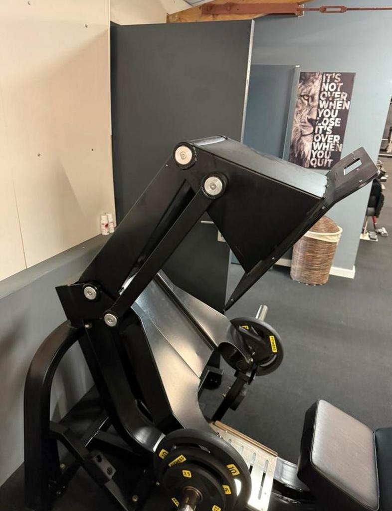 Plate loaded Squatpress / legpress / beinpresse Nieuw, Sport en Fitness, Fitnessmaterialen, Ophalen, Benen, Gebruikt, -