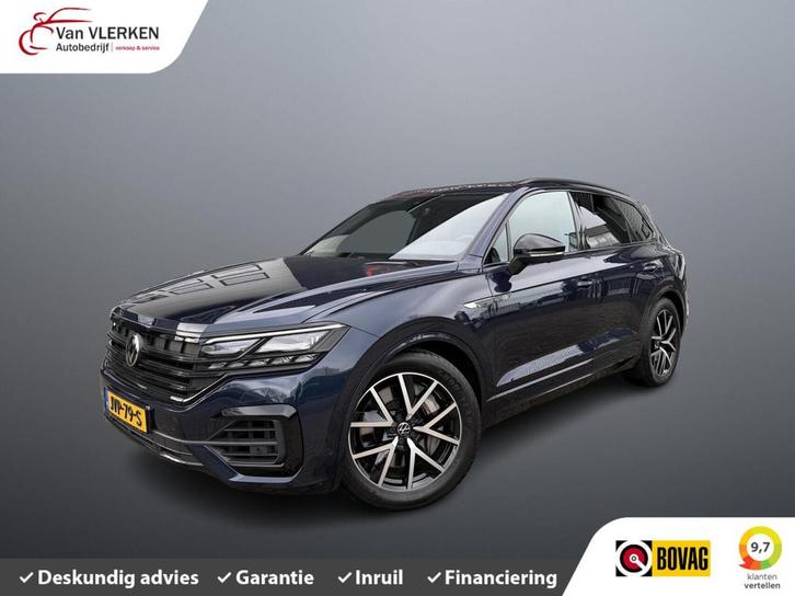 Volkswagen Touareg 3.0 TSi 4MOTION R EHYBRID PANO LEER HEADU, Auto's, Volkswagen, Bedrijf, Te koop, Touareg, 360° camera, 4x4