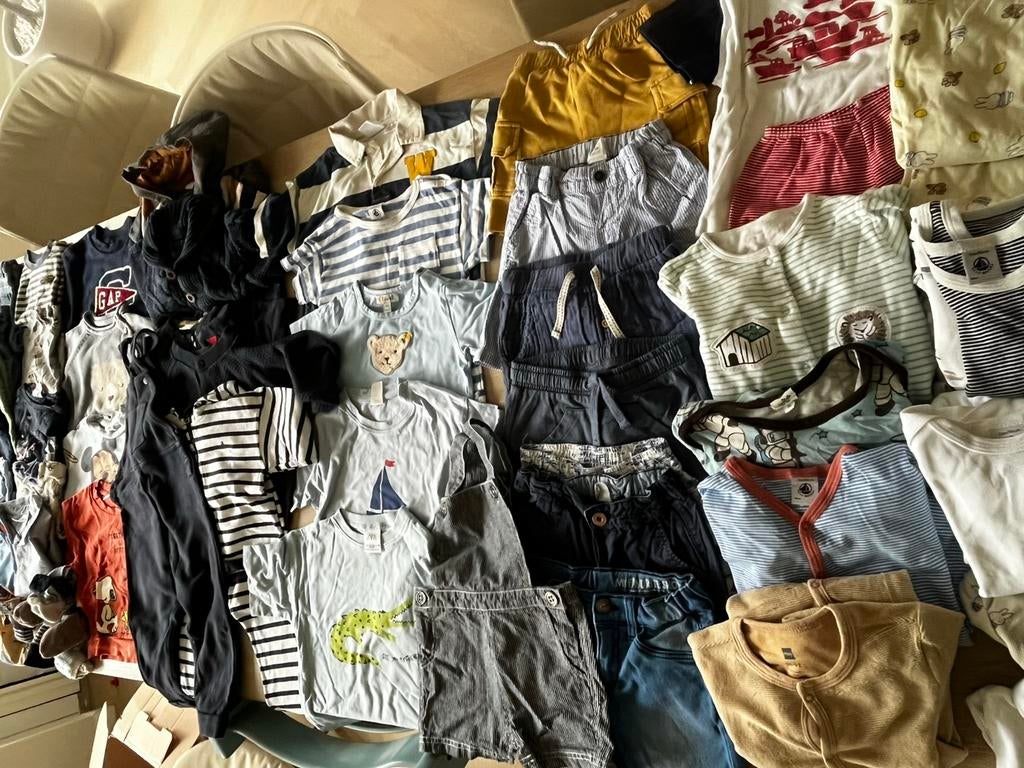Baby kledingpakket mt 86 o.a. petit bateau, Ophalen of Verzenden, Gebruikt, Maat 86