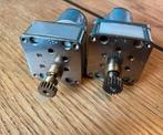 2 Elektromotoren met vertraging 20:1 voor Meccano, Ophalen of Verzenden