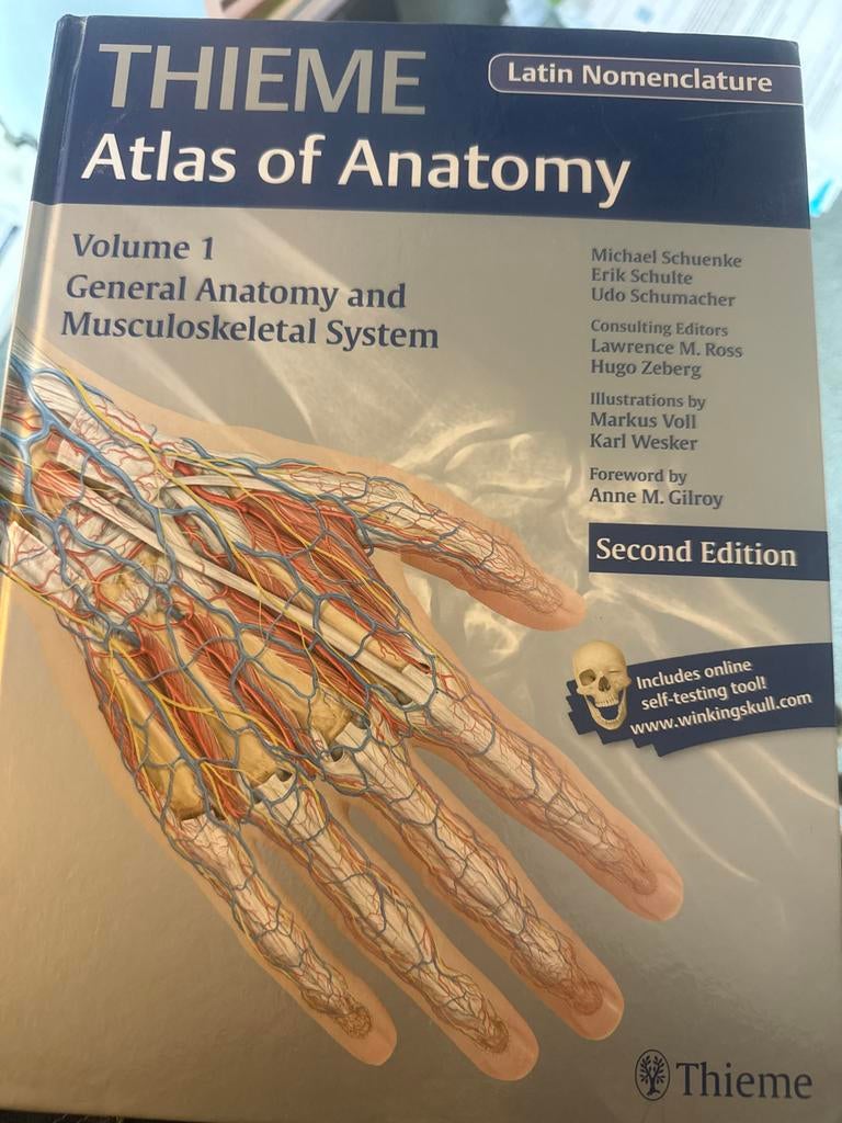 Thieme Atlas of Anatomy Volume 1, Ophalen of Verzenden, Beta, Gelezen, WO