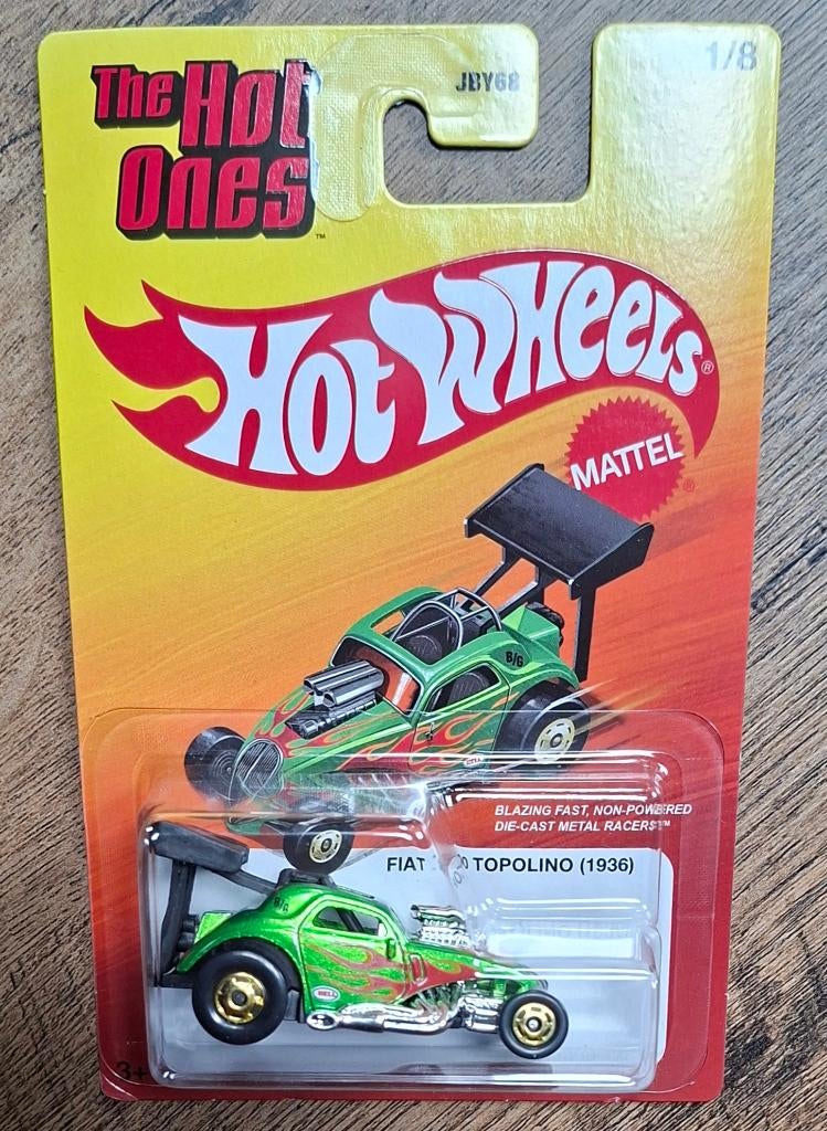 Hot Wheels Fiat 500 Topolino 1936 The Hot Ones series 1/64, Hobby en Vrije tijd, Ophalen of Verzenden, Nieuw, Auto