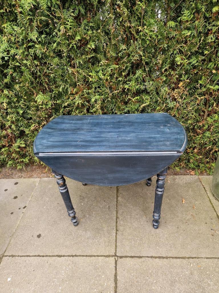 Ronde hangoor tafel, doorsnee 1m., Ophalen, Gebruikt, Rond, 75 cm of meer
