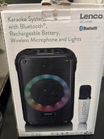 Lenco BTC-060BK Karaoke Systeem - Nieuwstaat, Ophalen of Verzenden, Zo goed als nieuw, Complete set