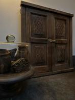 Oud kozijn met luiken oosters India sober sleets, Ophalen