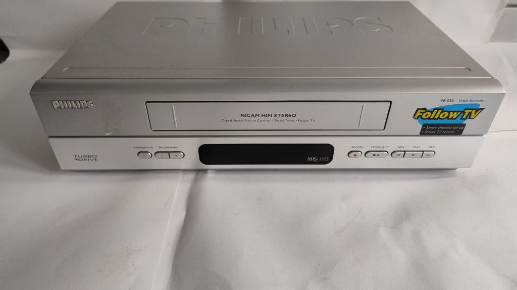Philips VR 550 Videorecorder, Ophalen of Verzenden, Gebruikt, VHS-speler of -recorder