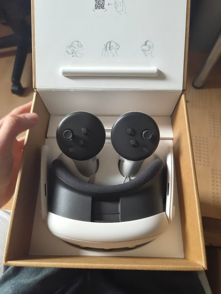 Meta quest 3 met headset strap 512 GB, Ophalen, Zo goed als nieuw, VR-bril, Overige platformen