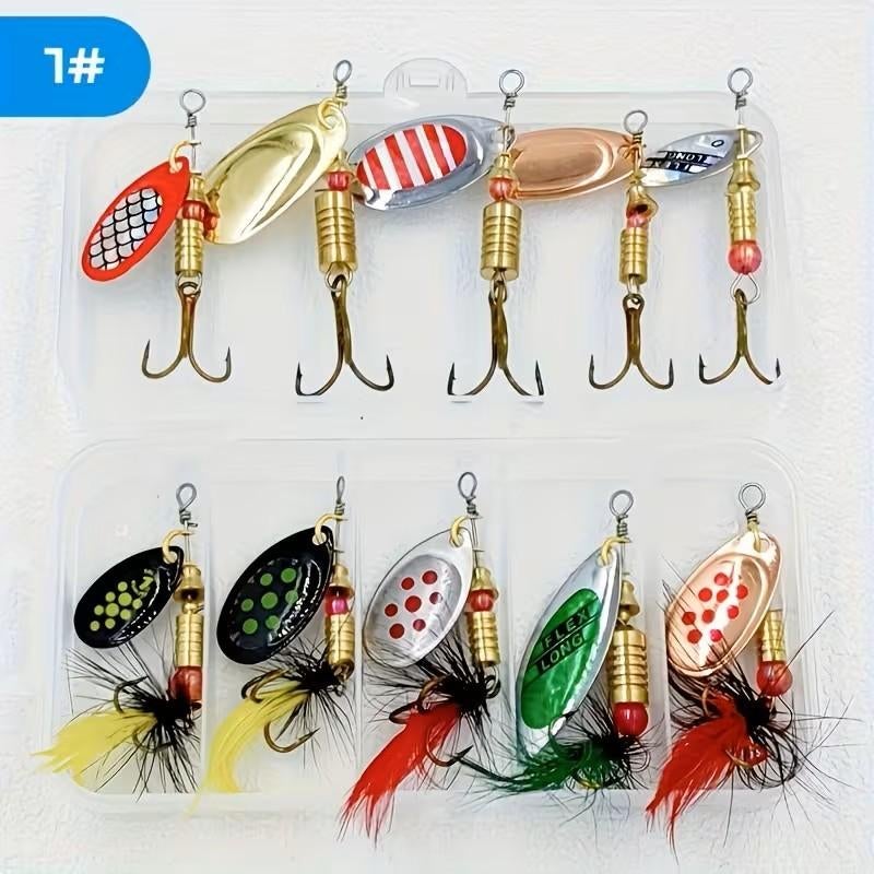 10 Stuks kunstaas Spinners, Ophalen of Verzenden, Nieuw, Overige typen