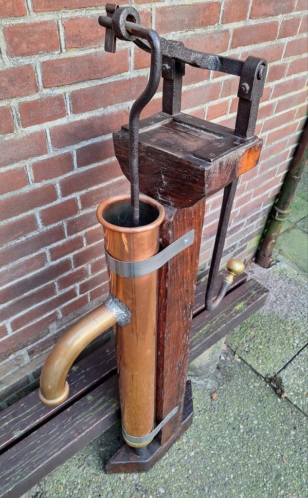Antieke Koperen Waterpomp, Ophalen of Verzenden