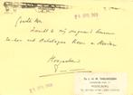 Ds L.H.W. Theunissen, Middelburg - 04.1963 - briefkaart, Ophalen of Verzenden, Briefkaart