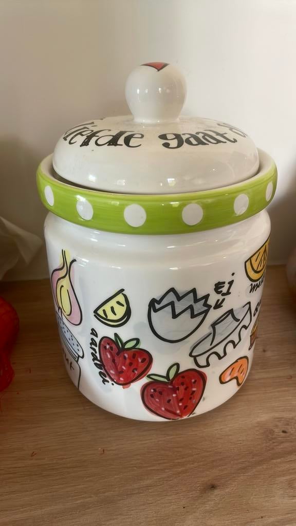 Blond Amsterdam pot, Huis en Inrichting, Ophalen, Zo goed als nieuw, Overige materialen, Pot, Bus of Blik