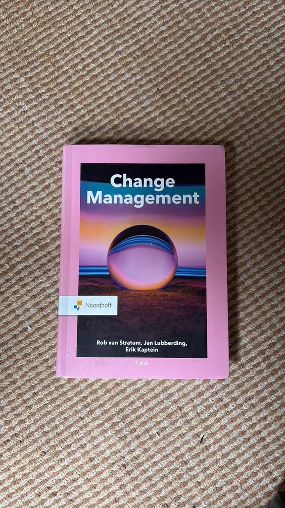 Rob van Stratum - Changemanagement, Ophalen of Verzenden, Zo goed als nieuw, Natuurwetenschap, Rob van Stratum; Jan Lubberding; Erik Kaptein
