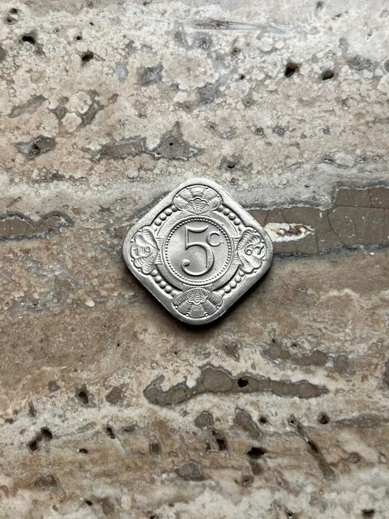 5 cent 1967 Ned Antillen , TOP kwaliteit, Postzegels en Munten, Munten | Nederland, Ophalen of Verzenden, Koningin Juliana, 5 cent