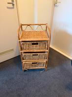 Rotan kastje, Huis en Inrichting, Kasten | Ladekasten, Ophalen, Overige materialen, Gebruikt, 50 tot 100 cm