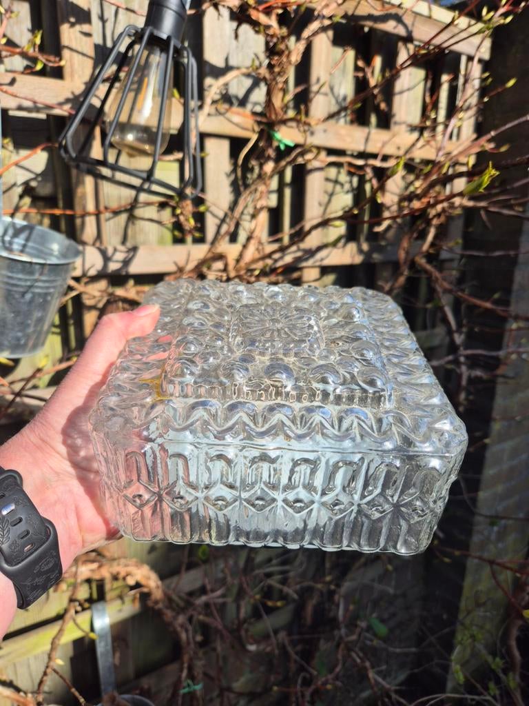 Vintage plafondlamp, Huis en Inrichting, Lampen | Plafondlampen, Ophalen of Verzenden, Zo goed als nieuw