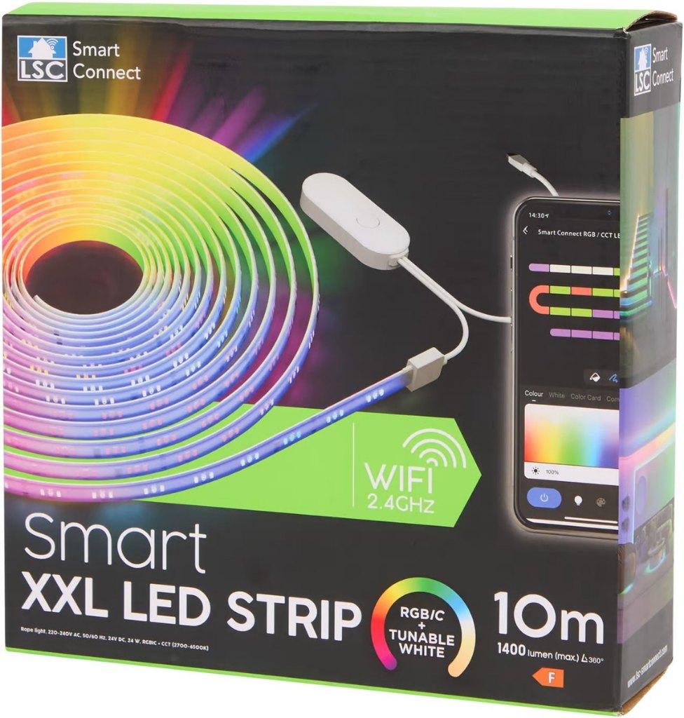 LSC Smart Connect XXL ledstrip 10 meter, Huis en Inrichting, Ophalen, Led-lamp, 60 watt of meer, Nieuw