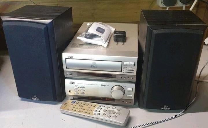 Jvc stereo set rc-ex70r + magnat speakers ,bluetooth ,remote, Ophalen of Verzenden, Sony