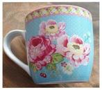 1x Rozen beker, paard- 18 jaar- Engelse drop- Soep- Vaderdag, Nieuw, Ophalen of Verzenden, Overige stijlen, Kop(pen) en/of Schotel(s)