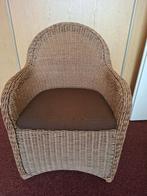 rotan kuipstoel, Ophalen, Gebruikt, Bruin, Riet of Rotan