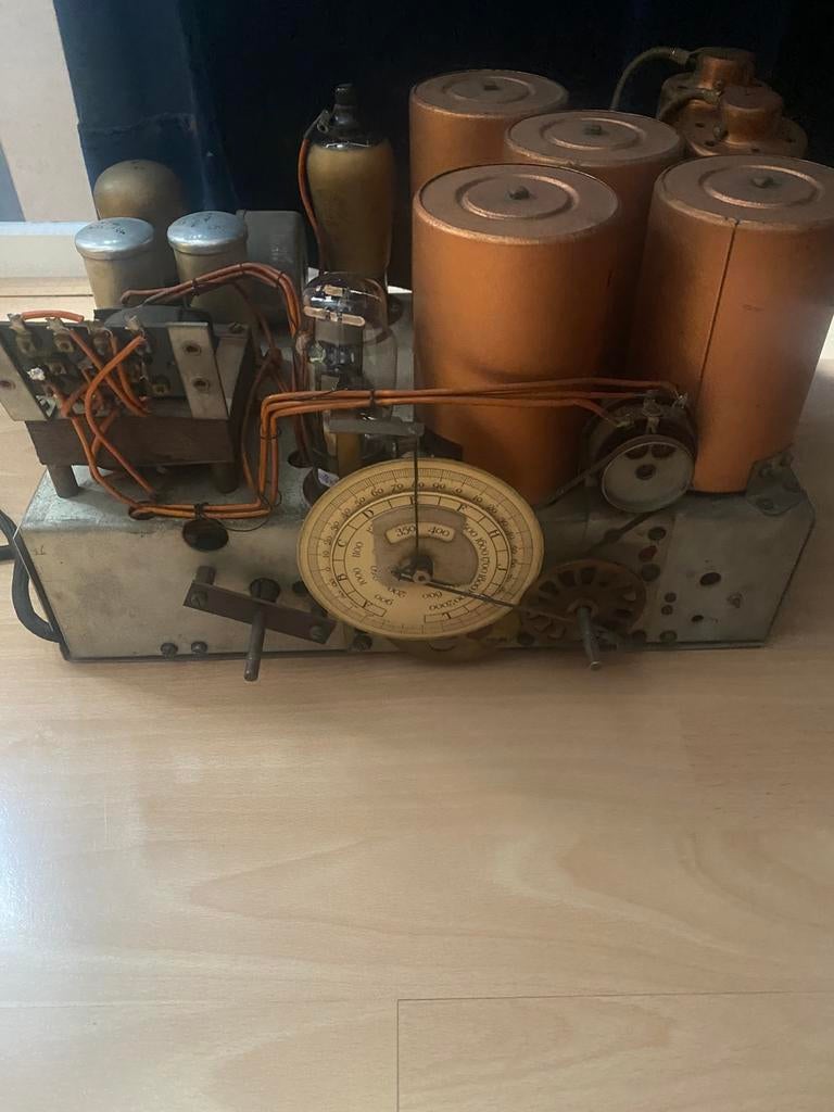 Antieke radio philips lentebode speeld met goede buizen, Antiek en Kunst, Antiek | Tv's en Audio, Verzenden