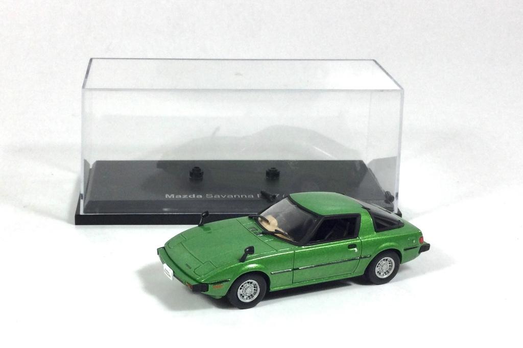 Hachette 1:43 Mazda RX-7 Savanna Année De Construction 1978 Vert Metallique Magjpsavanna