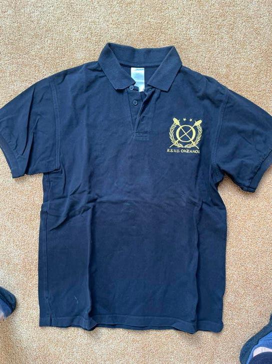 Polo donkerblauw maat s, bc heavymill, Ophalen of Verzenden, Blauw