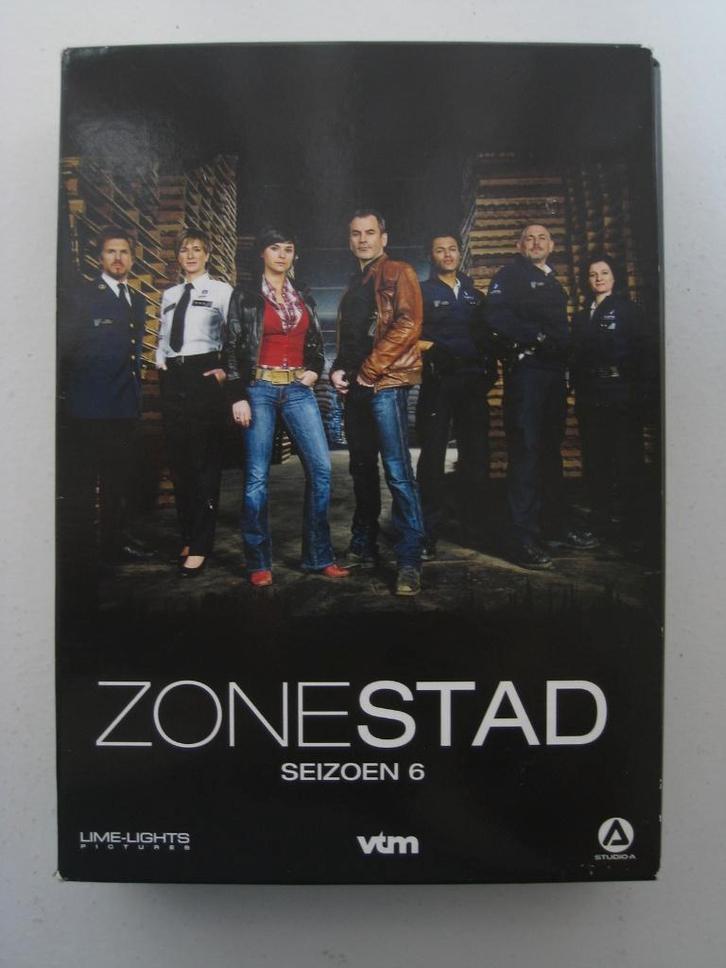 DVD box Zone Stad seizoen 6, Cd's en Dvd's, Dvd's | Thrillers en Misdaad, Zo goed als nieuw, Detective en Krimi, Boxset, Vanaf 12 jaar