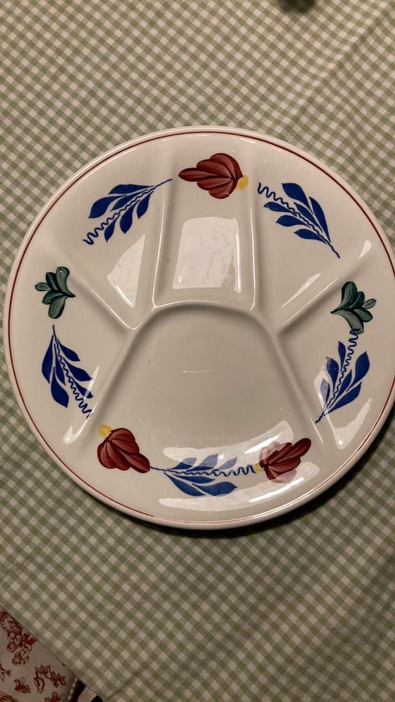 10 Boerenbont gourmet borden, Ophalen of Verzenden, Zo goed als nieuw, Bord(en), Aardewerk