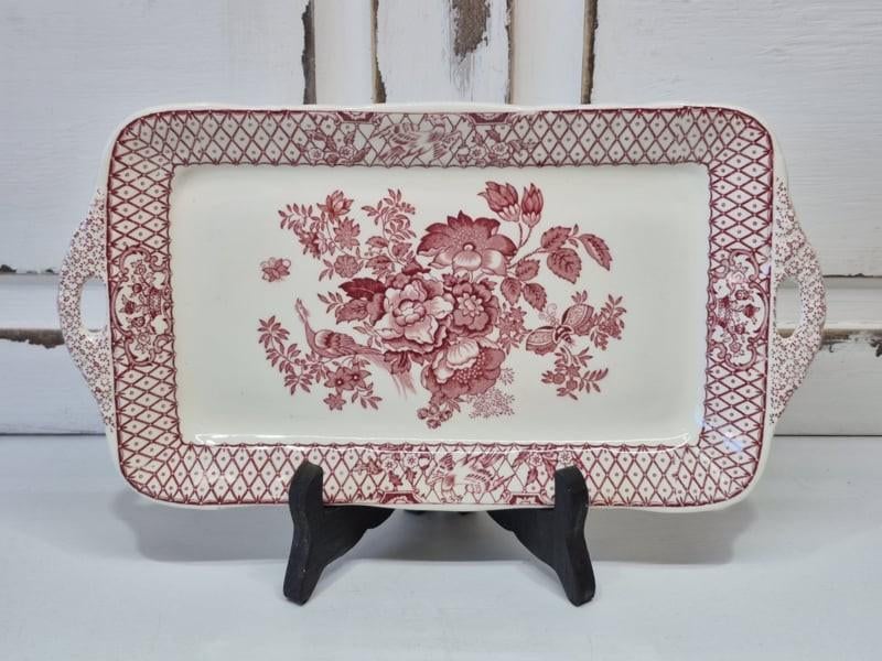 Grote Mason's Stratford cakeschaal,  serveerschaal, Ophalen of Verzenden