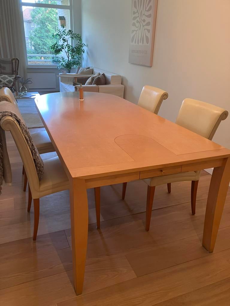 Giorgetti design eettafel, Gebruikt, Modern klassiek, 200 cm of meer, Vijf personen of meer
