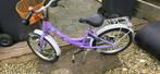 Leuke paarse Puky meisjesfiets 18 inch met mandje, Fietsen en Brommers, Ophalen, Gebruikt, 16 tot 20 inch