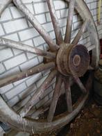 antieke wielen en paardentuigonderdelen, Ophalen