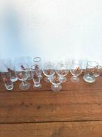 Prachtige set oude Hertog Jan glazen (11 stuks), Ophalen of Verzenden, Zo goed als nieuw, Bierglas