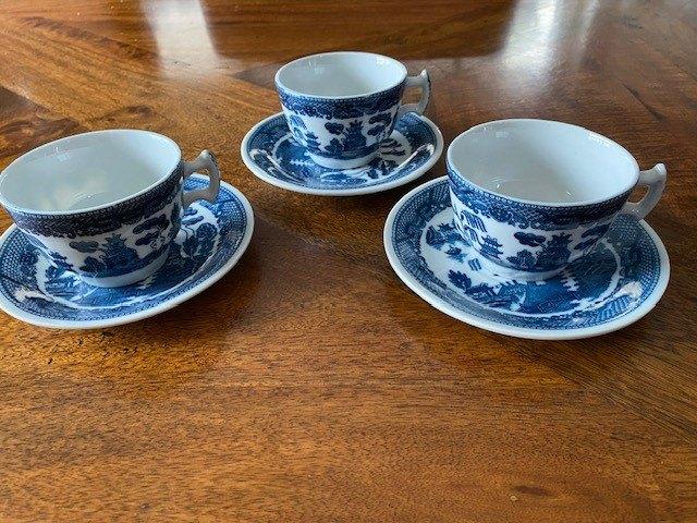 Koffie kopjes zeer mooi 3 stuks koopje, Antiek en Kunst, Antiek | Servies los, Ophalen